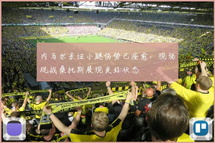 内马尔亲证小腿伤势已痊愈，现场观战桑托斯展现良好状态